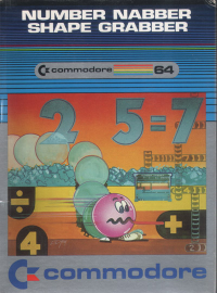 Number Nabber Shape Grabber Commodore 64 US box art